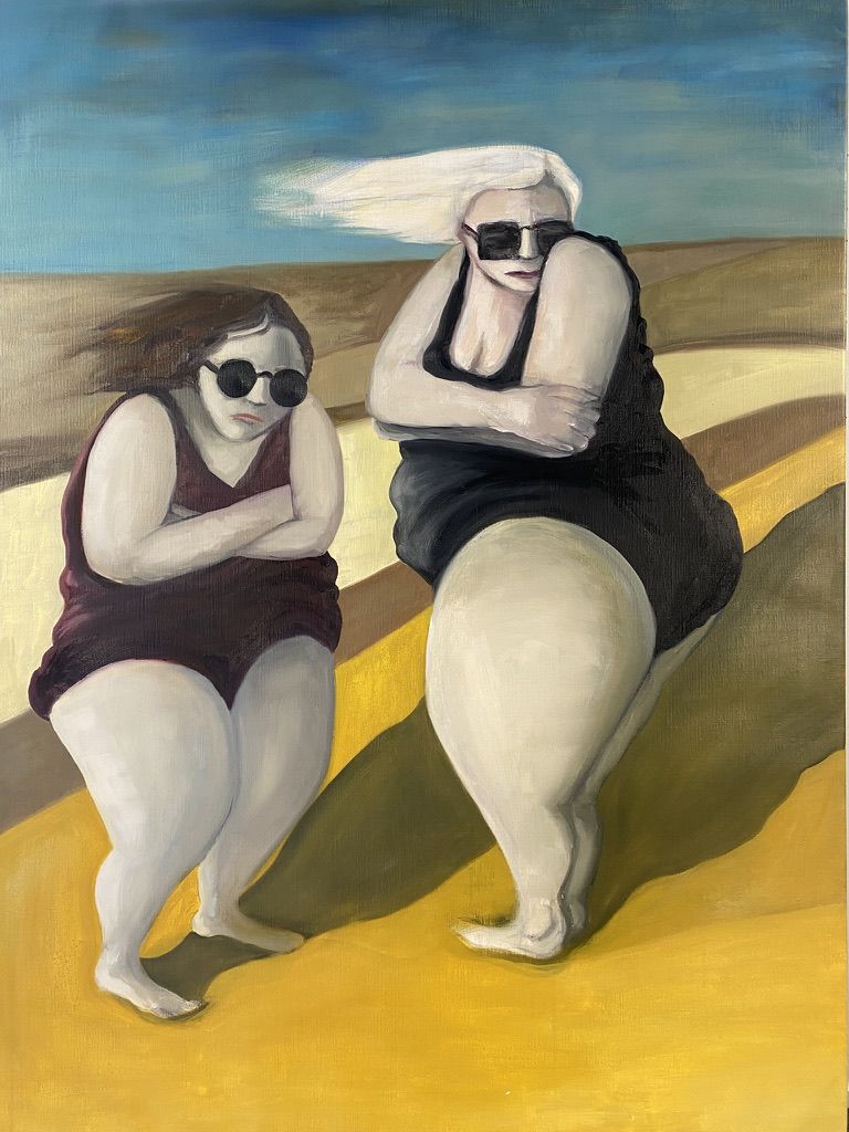 Having a lovely day at the beach