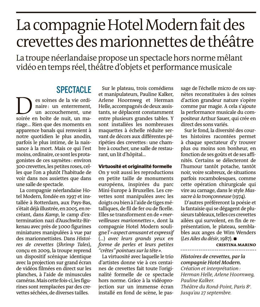 Franse recensies heel positief!