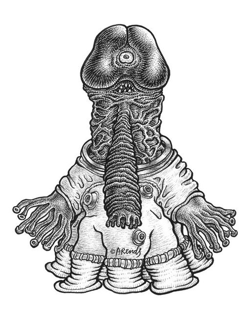 Alien astronaut
