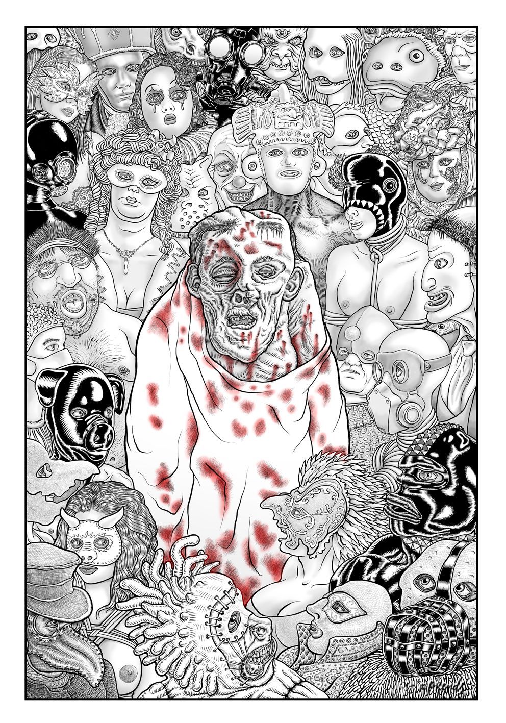 The mask of the red death