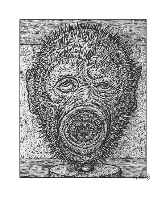 The pufferfish man