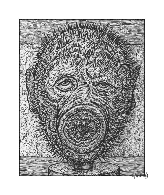 The pufferfish man